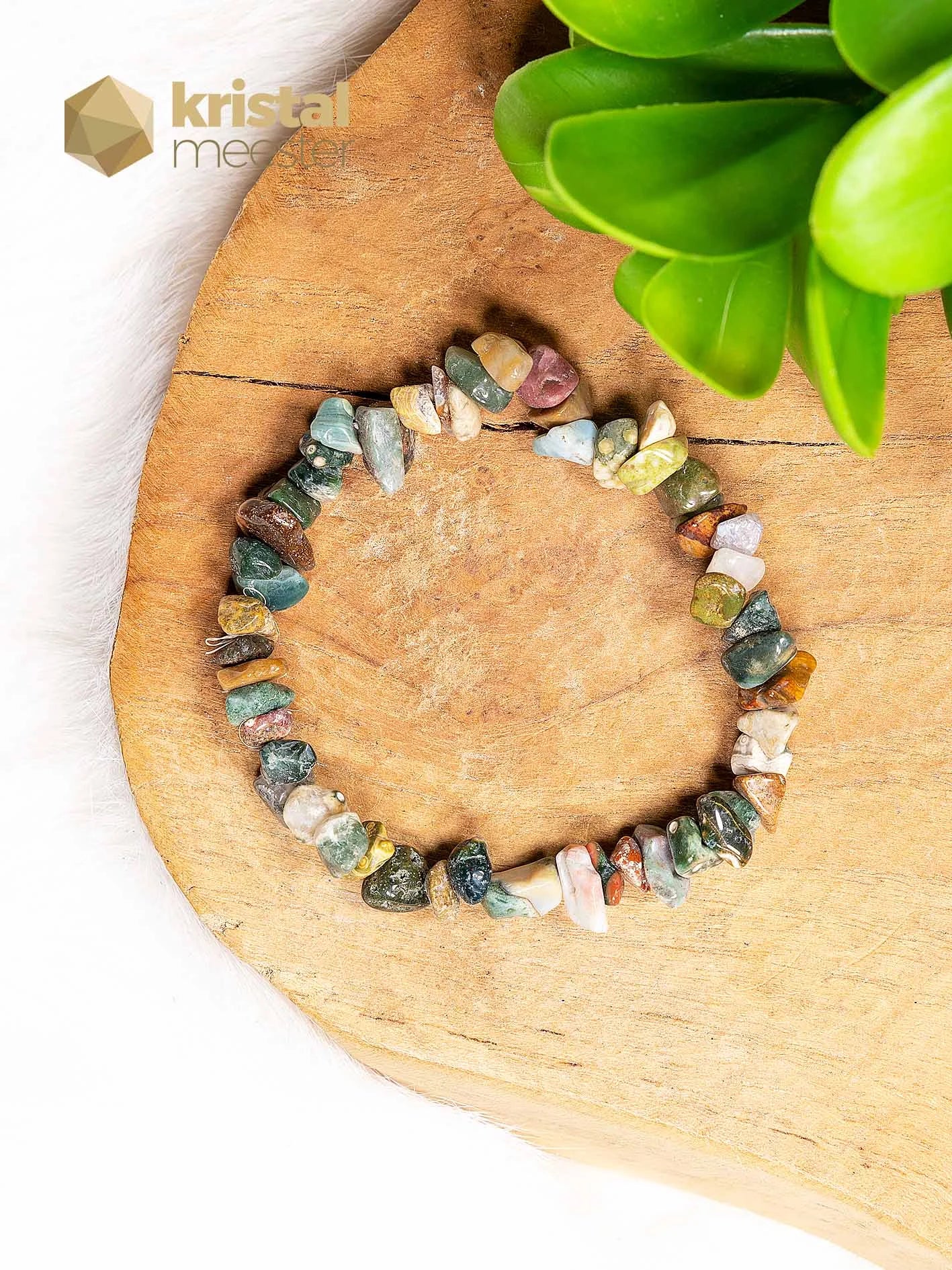 Oceaan Jaspis Splitarmband