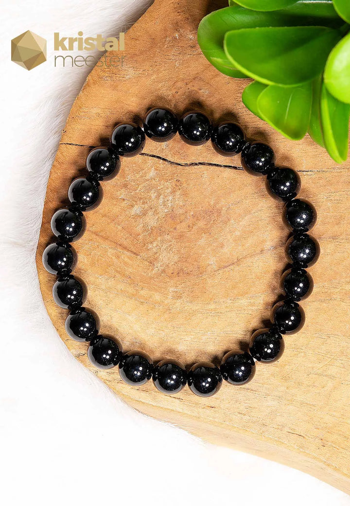 Onyx Kogelarmband - 10 mm