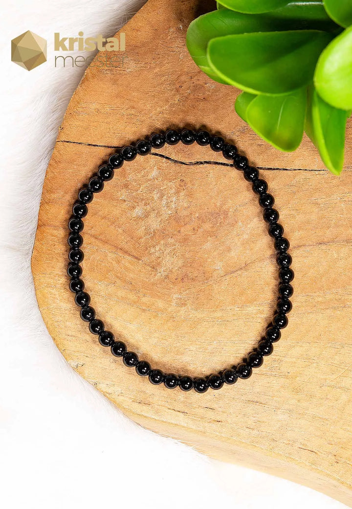Onyx Kogelarmband - 3-4 mm
