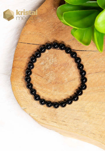 Onyx Kogelarmband - 6 mm - kind