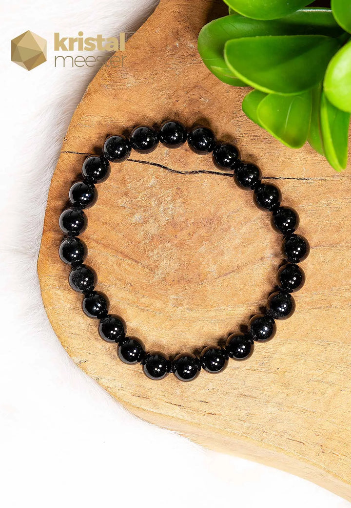 Onyx Kogelarmband - 8 mm