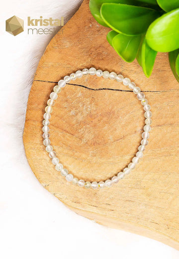 Serpentijn EX Kogelarmband - 4 mm