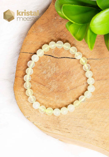 Serpentijn EX Kogelarmband - 6 mm