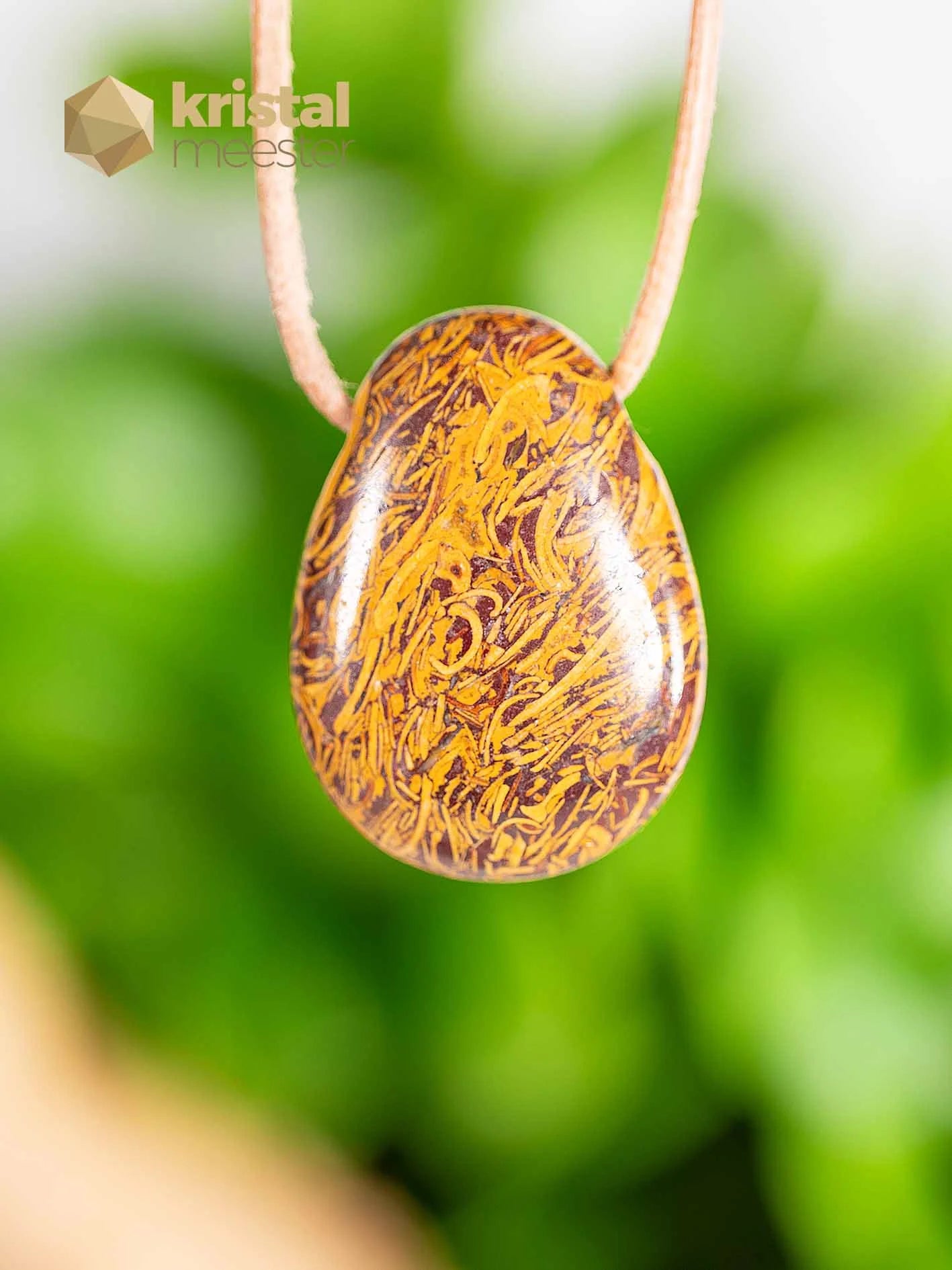Snakeskin Jasper Pendant, drilled - no. 5