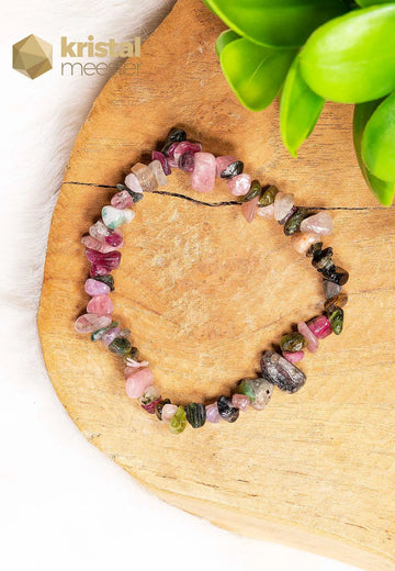Tourmaline Mix Chip Bracelet