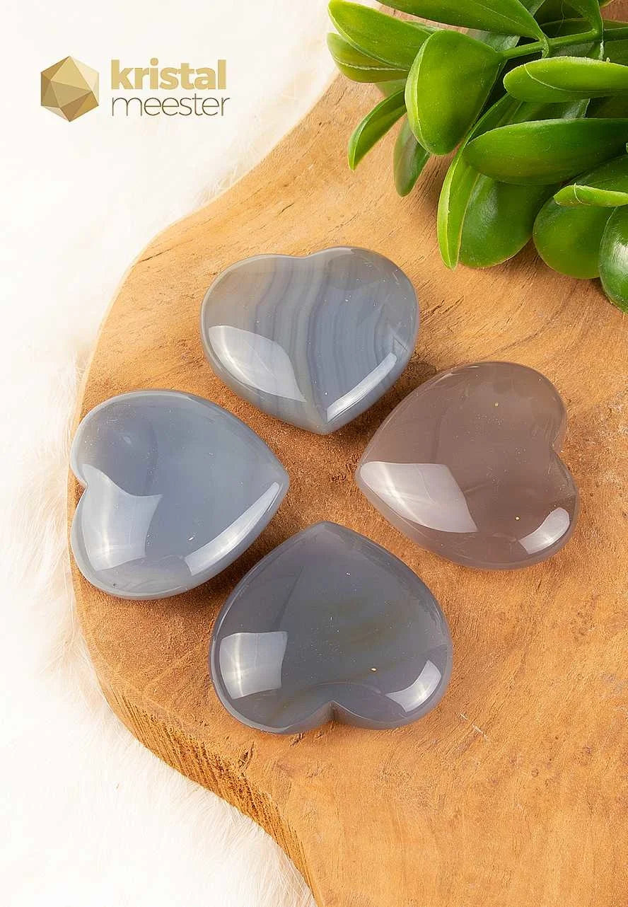 Agaat Hartje - 42 x 40 mm