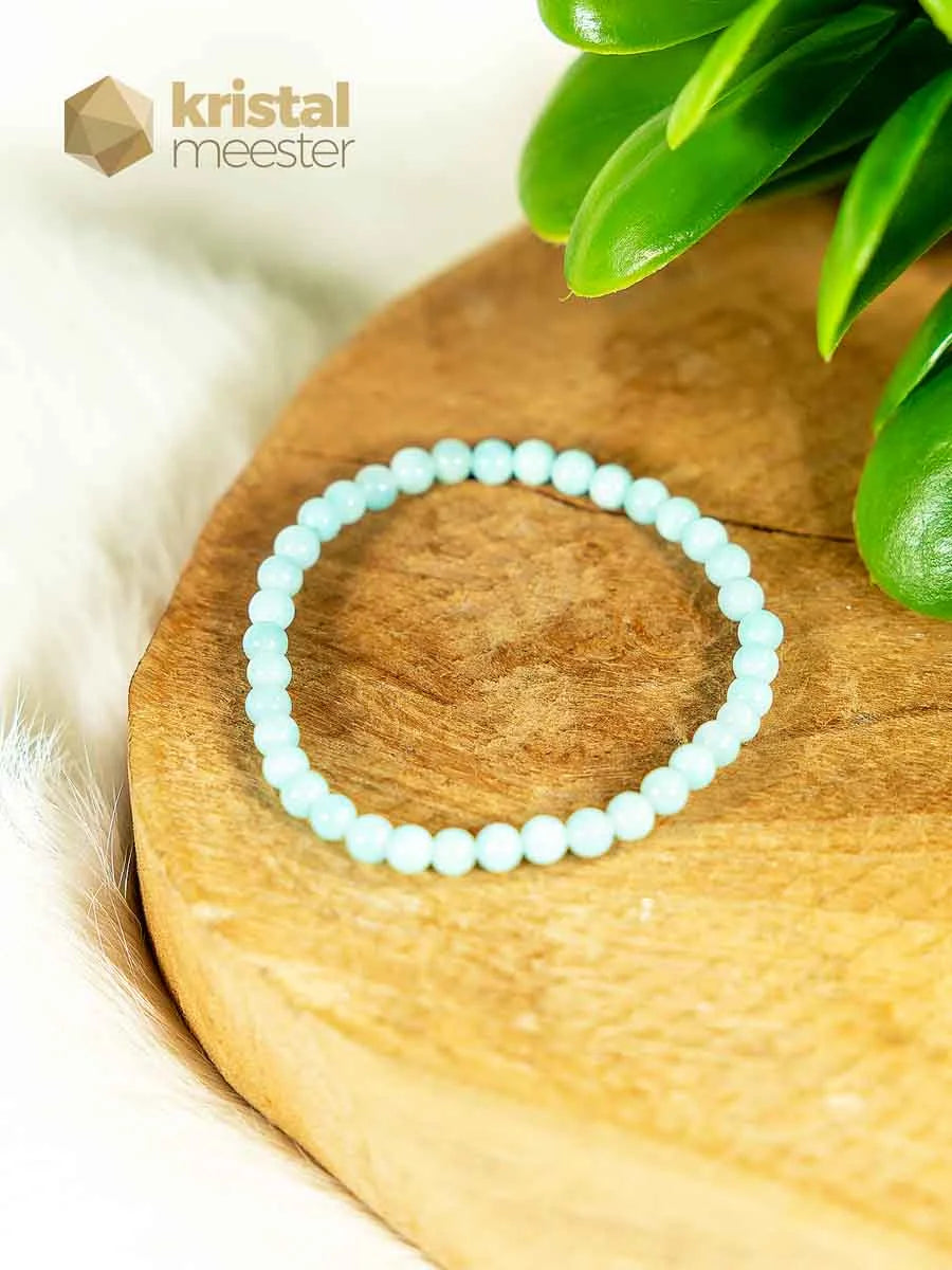 Amazonite Ball Bracelet - 4 mm - Child