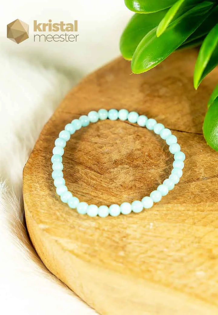 Amazonite Ball Bracelet - 4 mm - Child