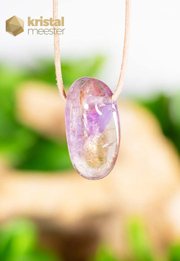 Ametrien EX hanger doorboord - nr. 1