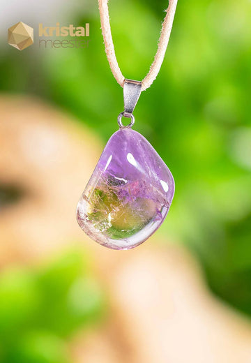 Ametrine EX pendant with silver loop - no. 1