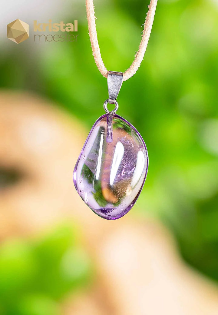 Ametrine EX pendant with silver loop - no. 3