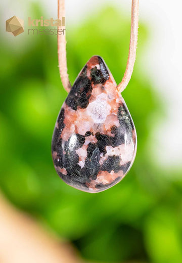Amphibolite Drop Shaped Pendant, drilled - no. 3