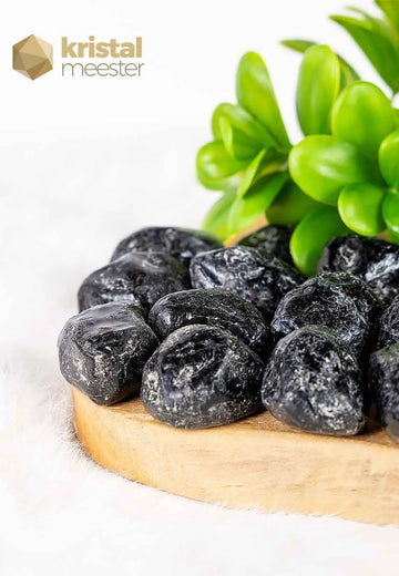 Apache Tears Tumbled Stones - size L