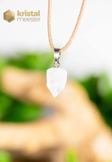 Apofyliet hanger met zilver oog - nr. 2