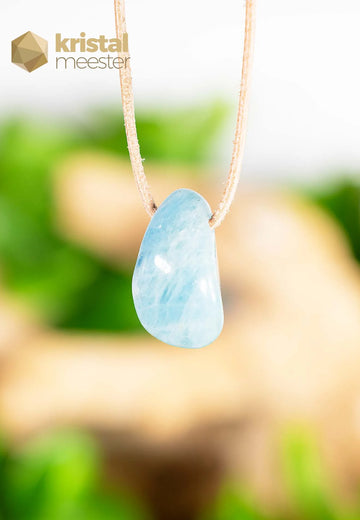 Aquamarine EX pendant drilled - no. 2