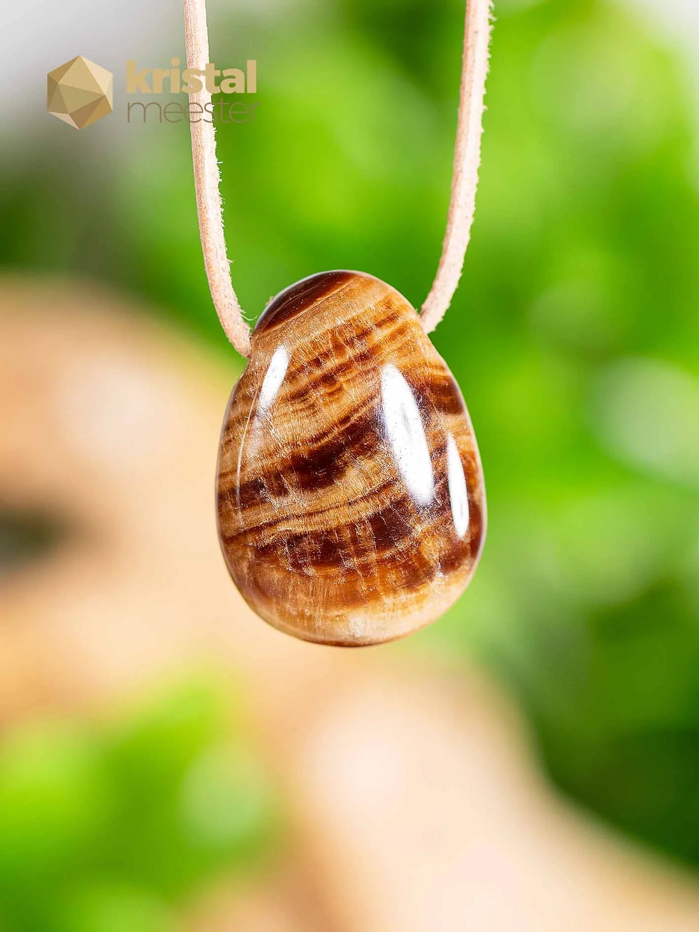 Aragonite Calcite pendant, drilled - no. 3