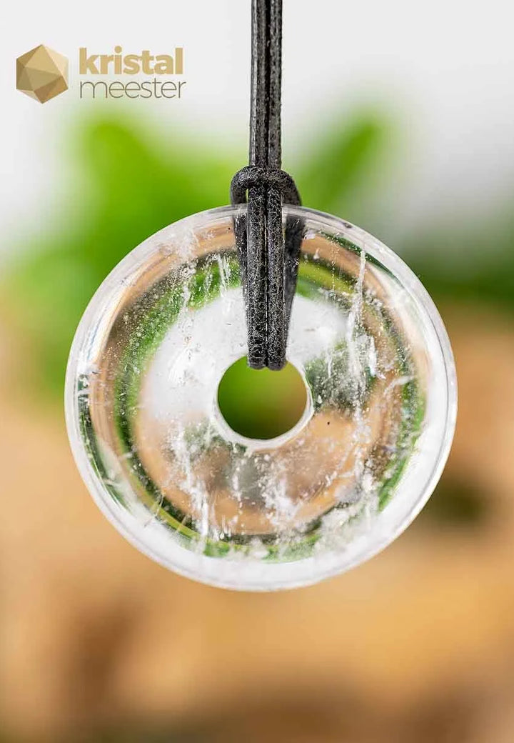 Rock Crystal donut - 40 mm