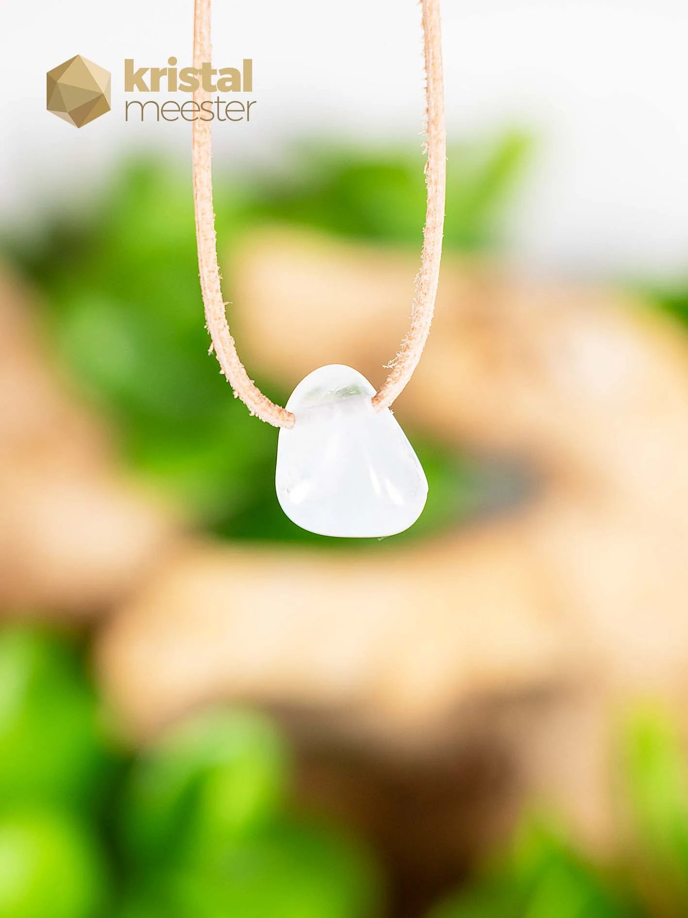 Blauwe Topaas hanger doorboord - nr. 4