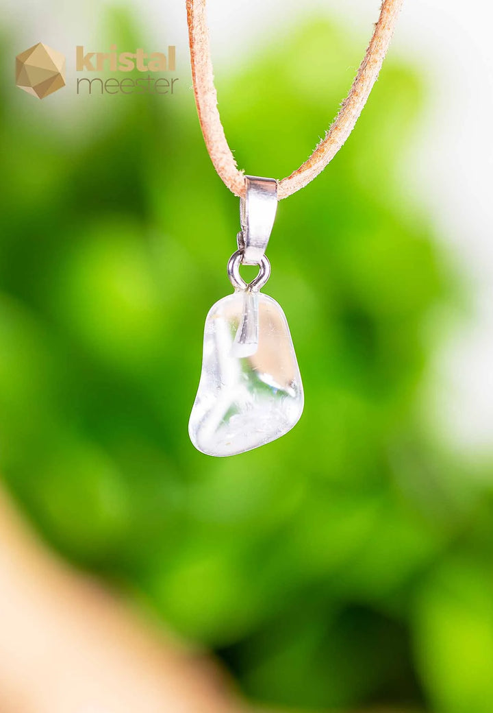 Blauwe Topaas hanger met zilver oog - nr. 3