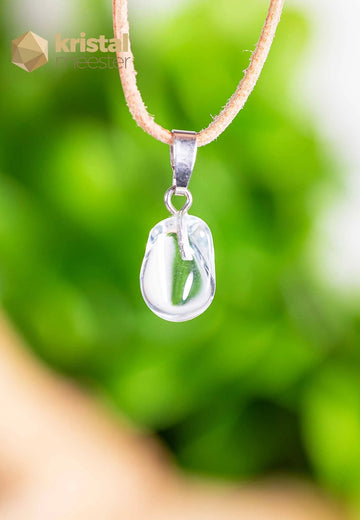 Blue Topaz pendant with silver loop - no. 5