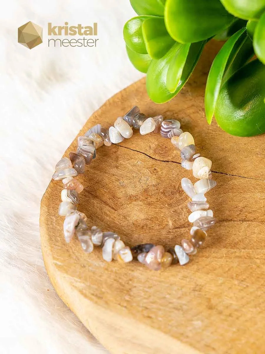 Botswana Agaat  Splitarmband