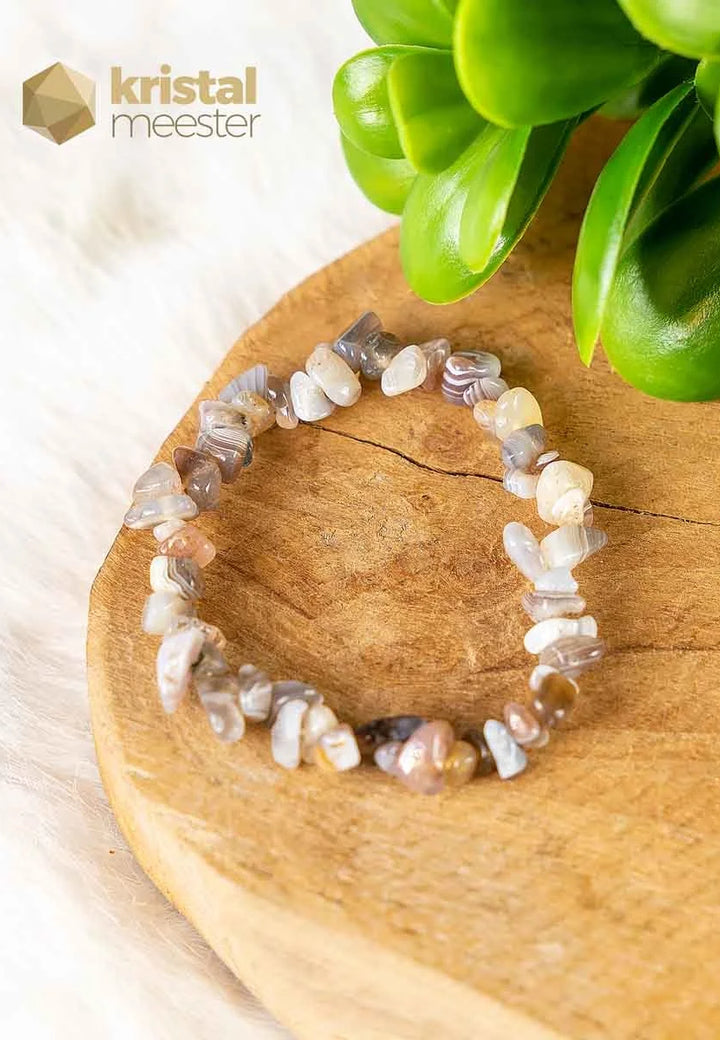 Botswana Agaat  Splitarmband