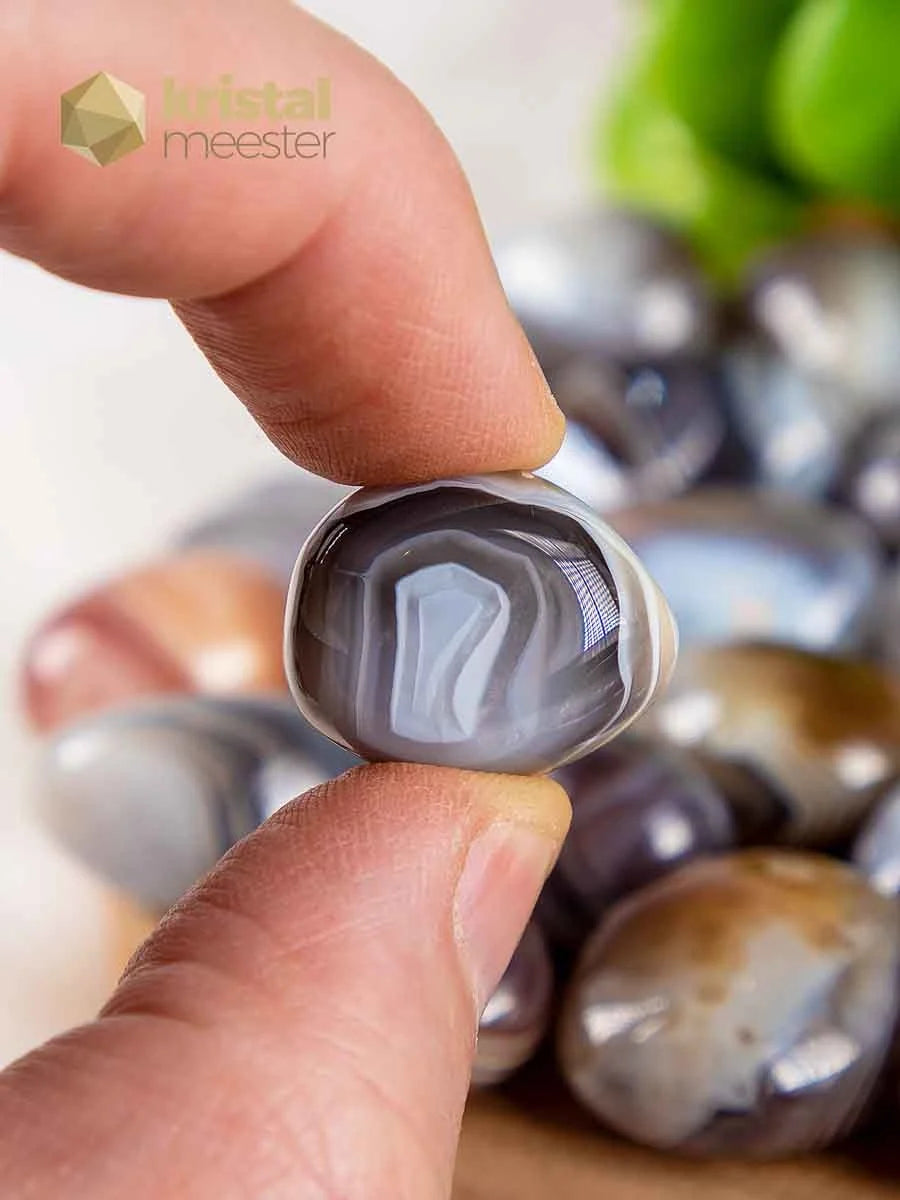 Botswana Agate Tumbled Stones - size S