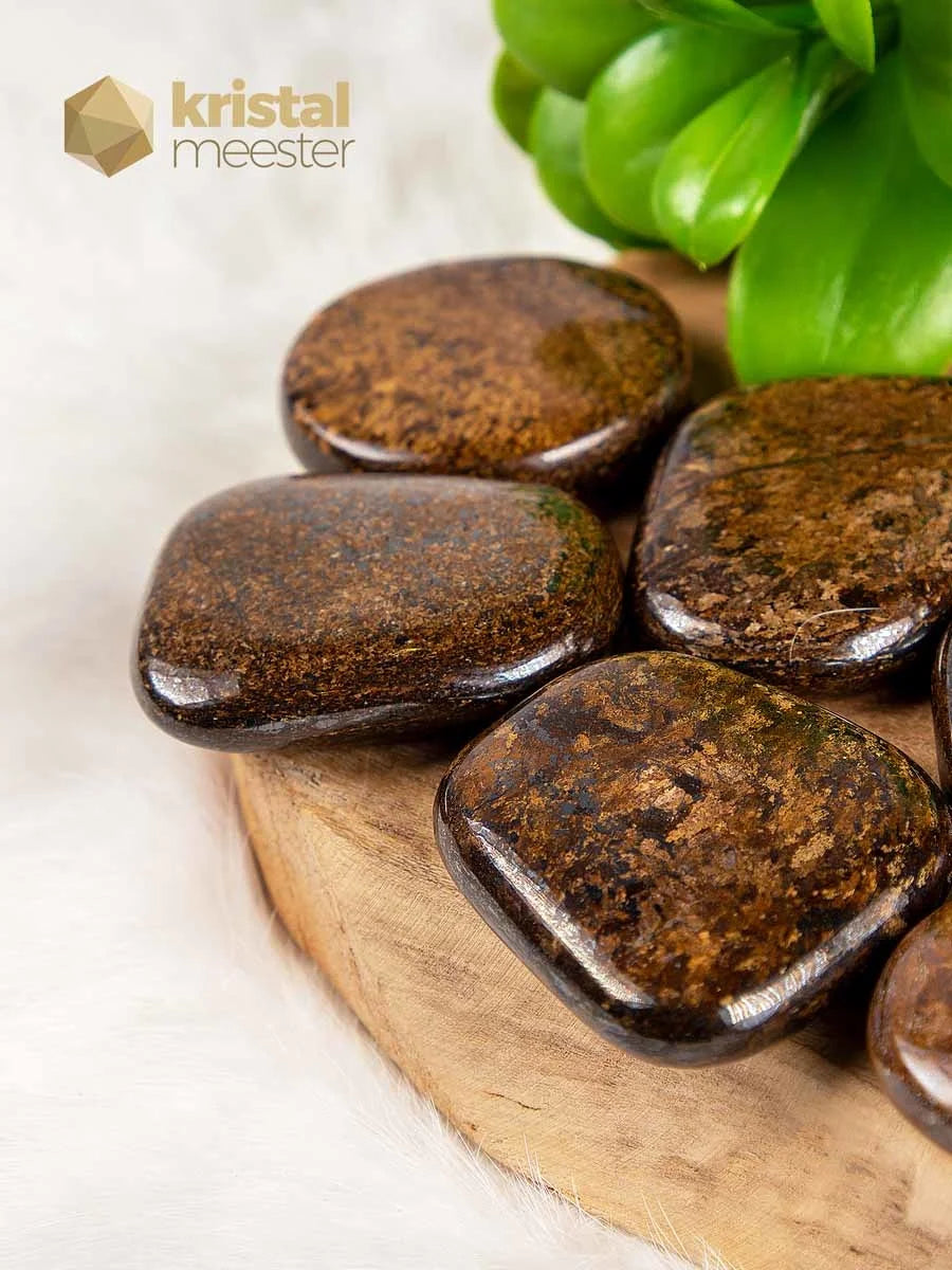 Bronzite Pocket Stones - size M