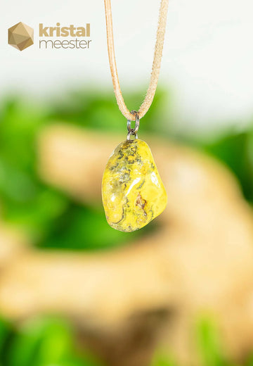 Bumble Bee Jaspis hanger - nr. 2