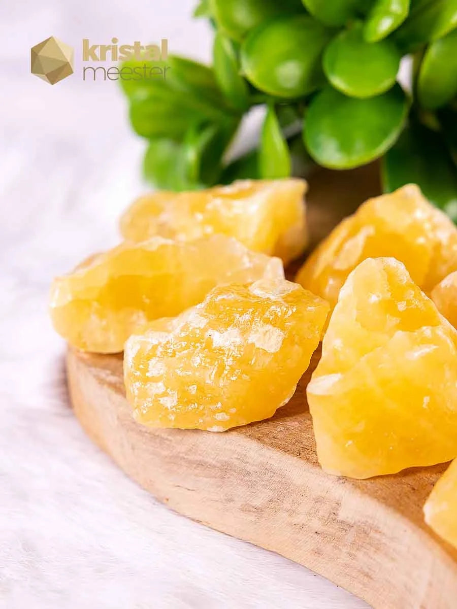 Gele Calciet Ruw - maat S