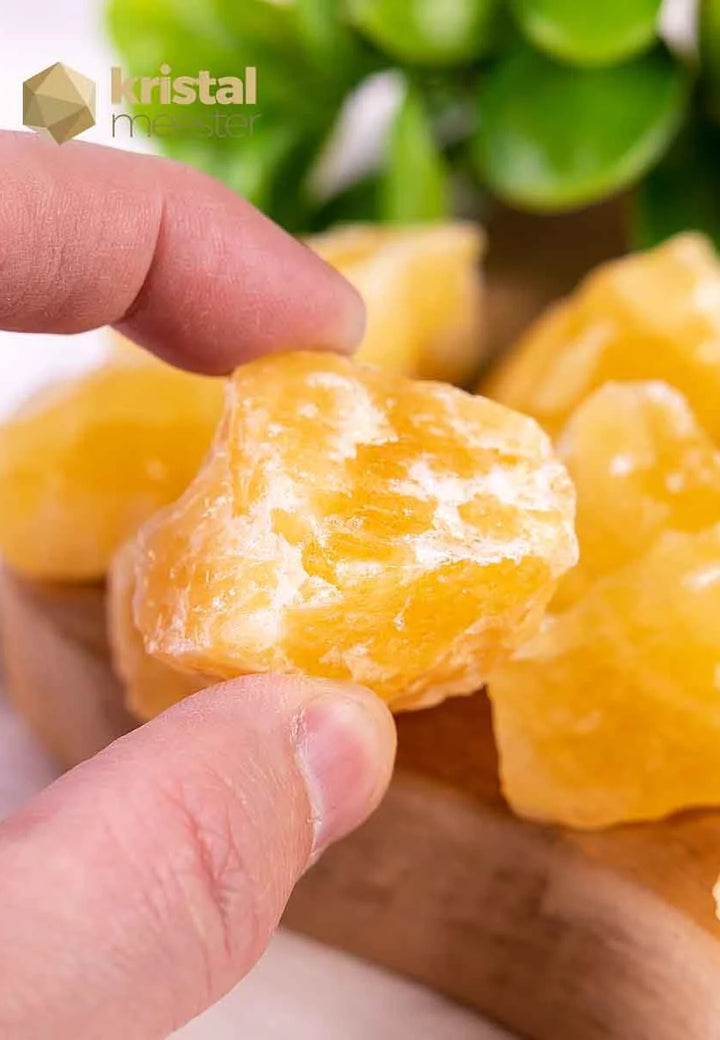 Gele Calciet Ruw - maat S