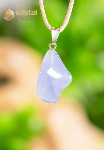 Chalcedony EX pendant, gold plated - no. 4
