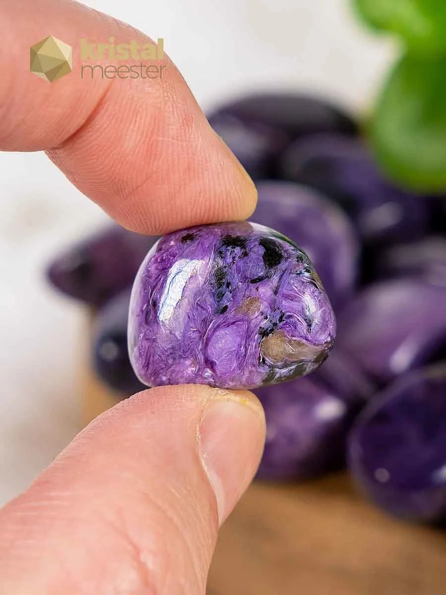 Charoite EX tumbled stones