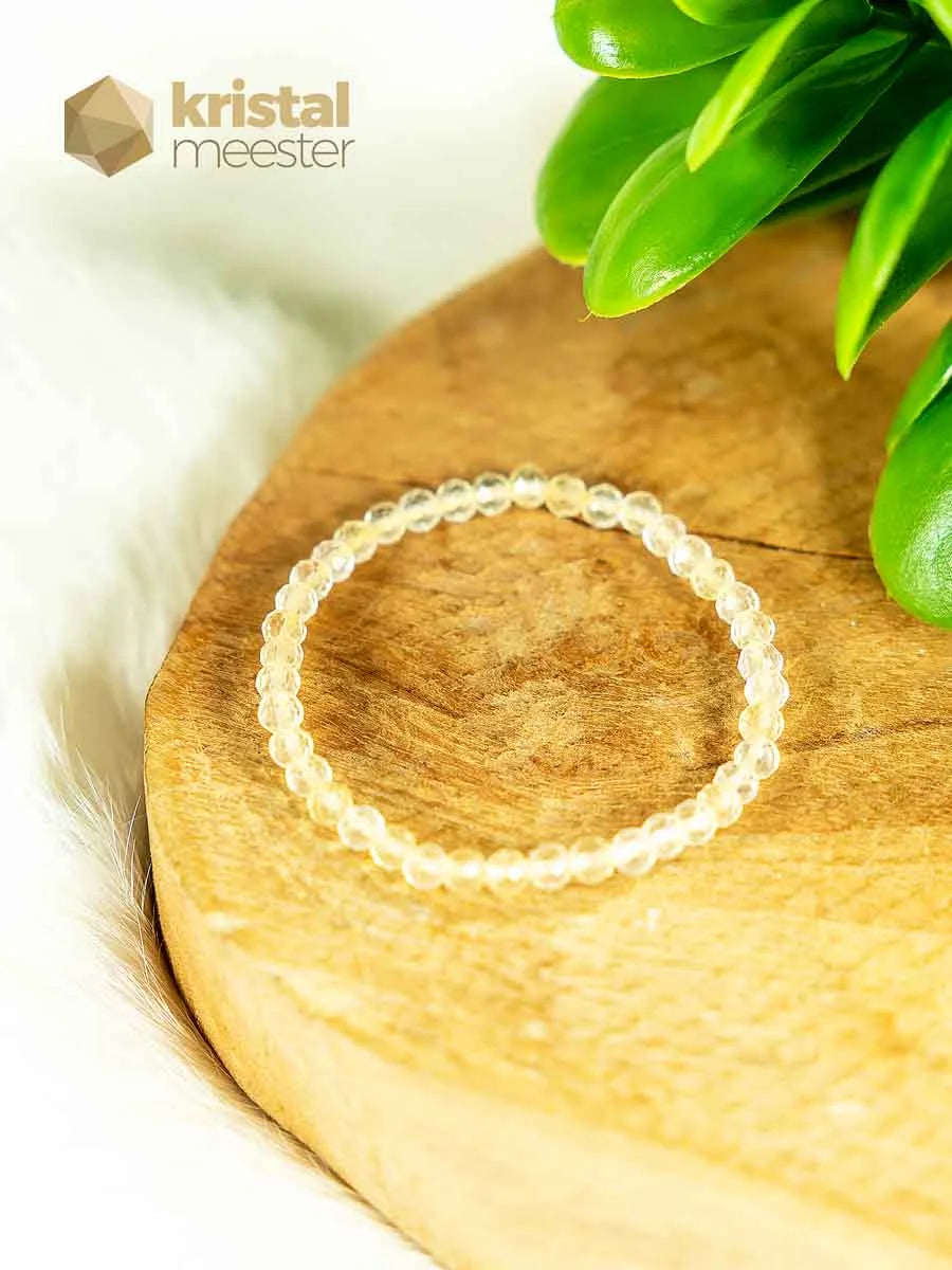 Citrine Faceted Bracelet - 4 mm - Child