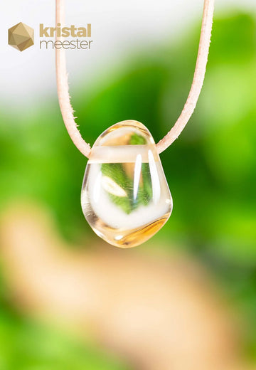 Citrine EX pendant drilled - no. 2