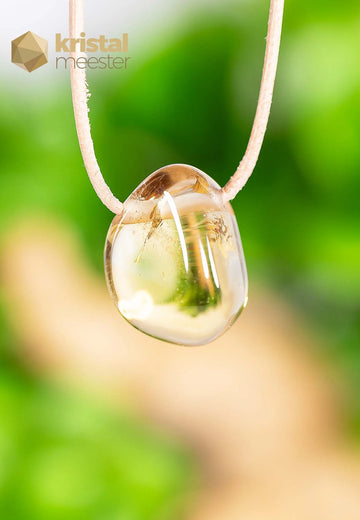 Citrine EX pendant drilled - no. 3