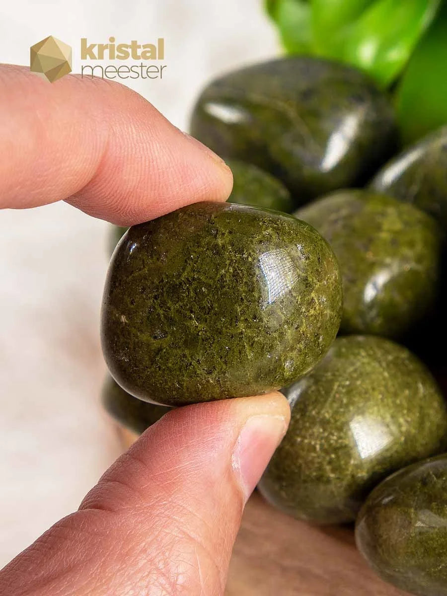 Epidote Tumbled Stones EX