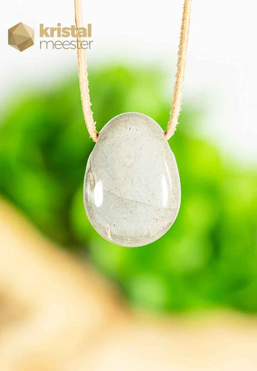 Vuursteen hanger, doorboord - nr. 3