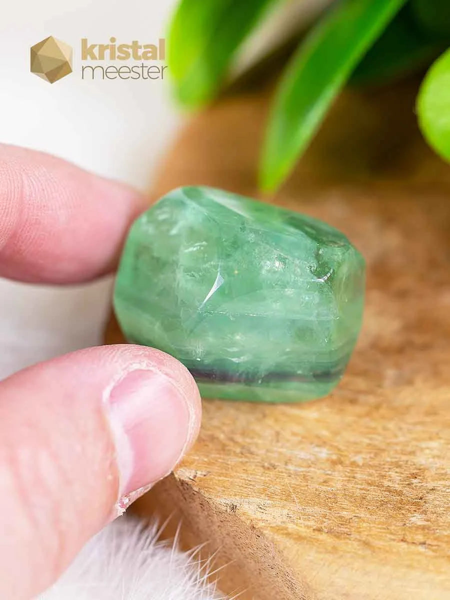 Fluorite faceted cut - no. 1
