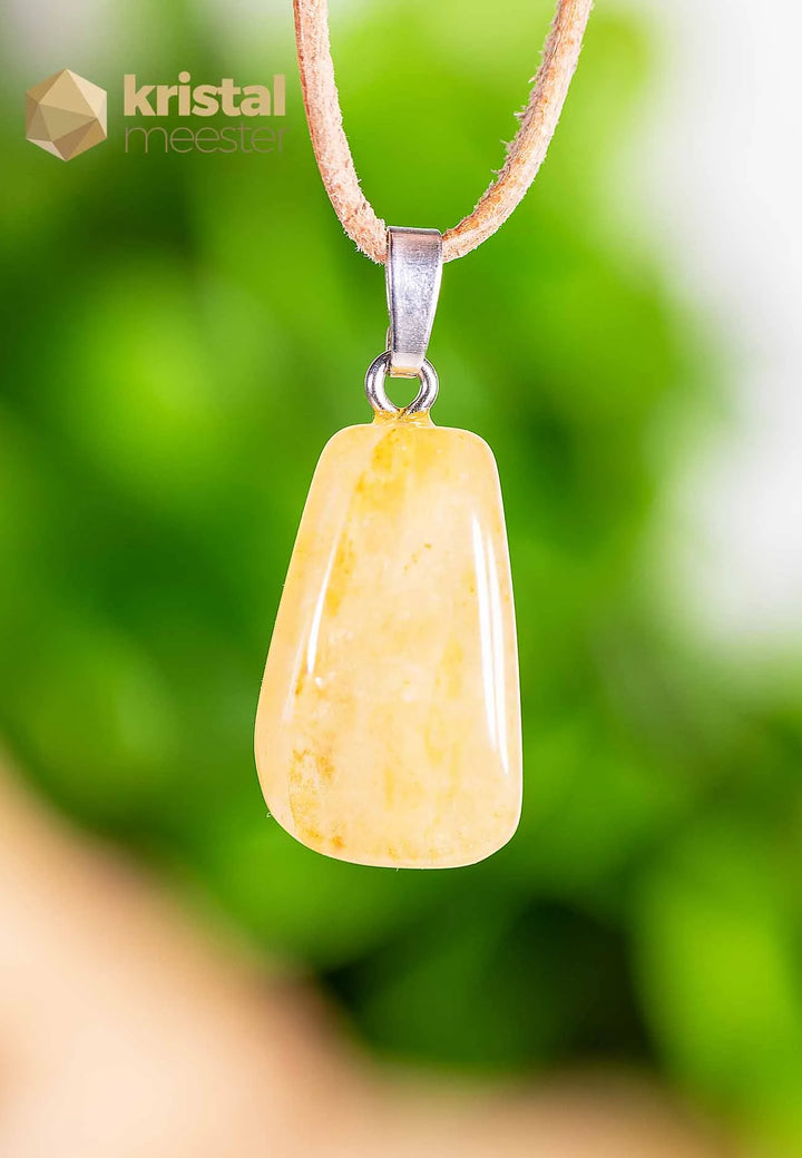 Golden Healer EX pendant with silver loop - no. 6