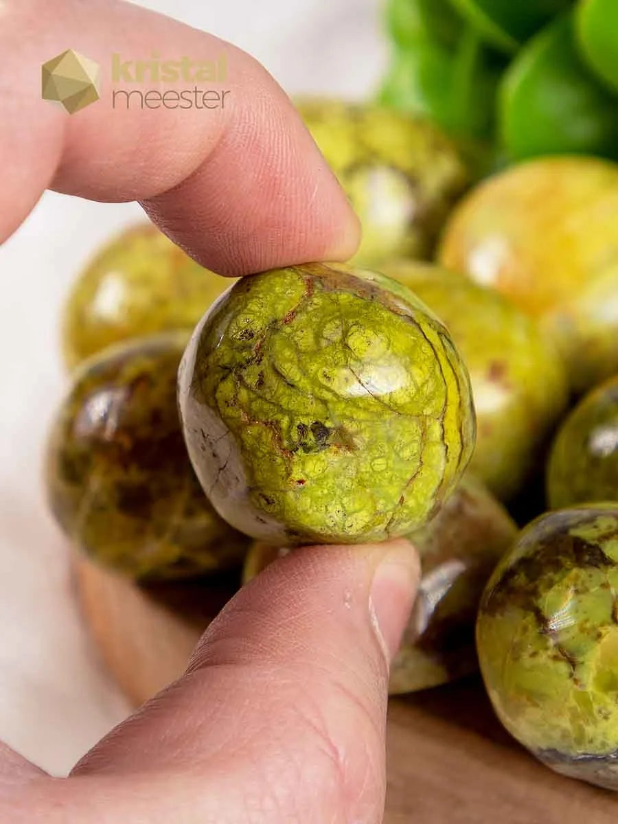 Green Opal Tumbled Stones - size M