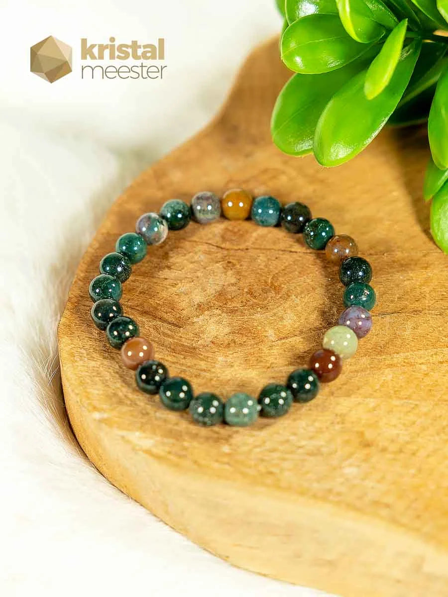 Heliotrope Ball Bracelet - 8 mm