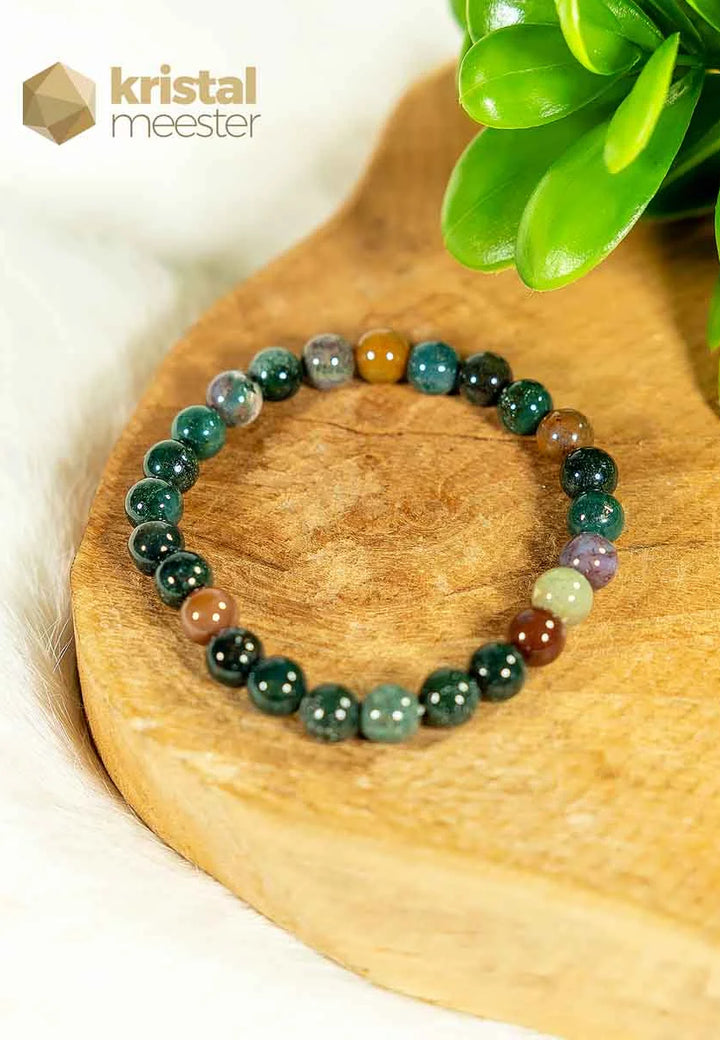 Heliotrope Ball Bracelet - 8 mm