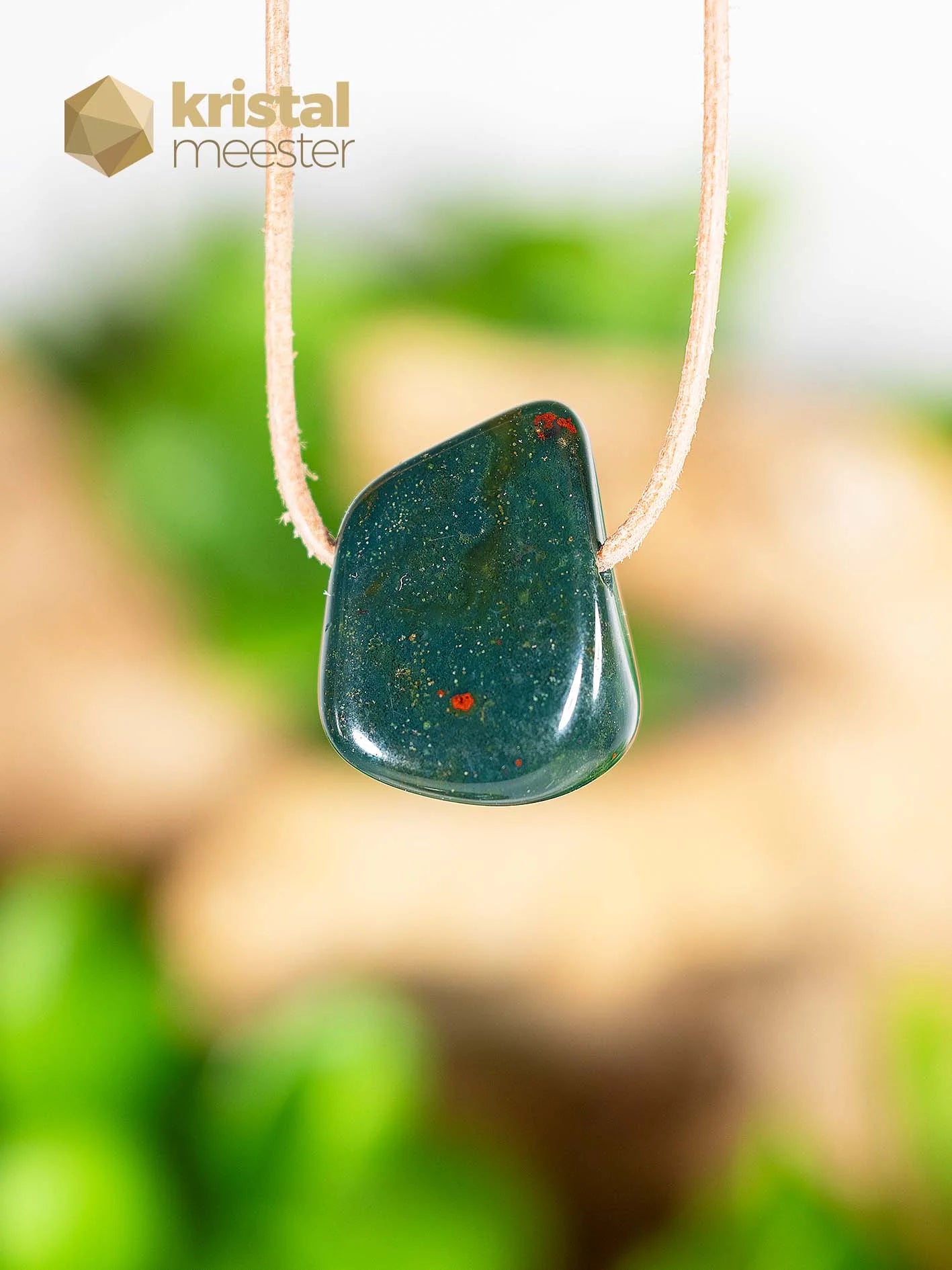 Heliotrope EX Pendant - drilled - no. 1