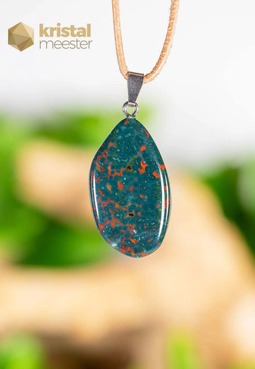 Heliotrope EX Pendant with silver loop - no. 1