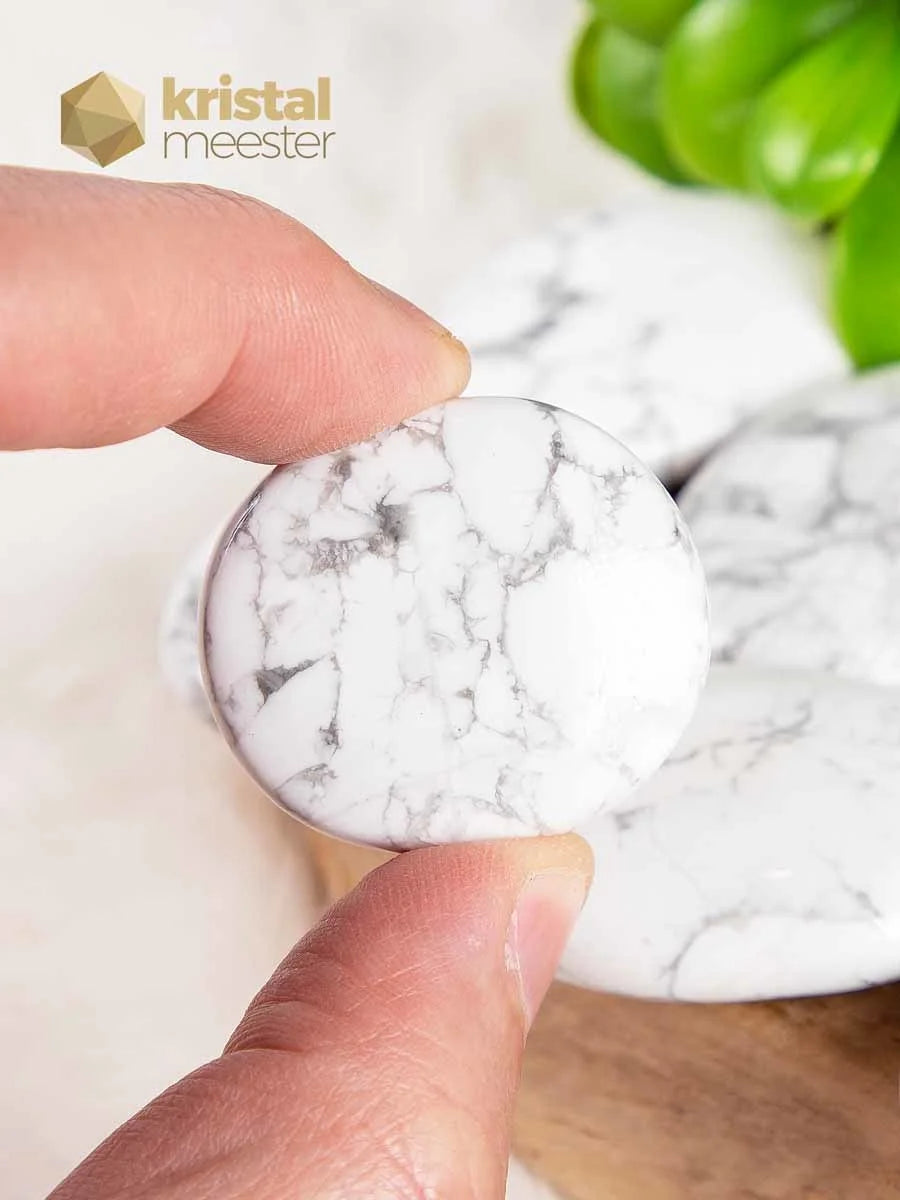 Howlite Pocket Stones - size S