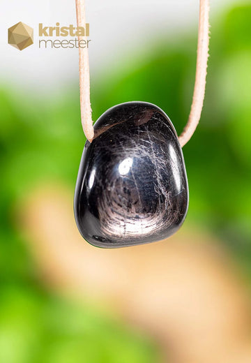 Hypersthene Pendant, drilled - no. 1