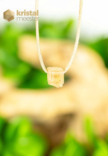 Imperial Topaz pendant, drilled - no. 4