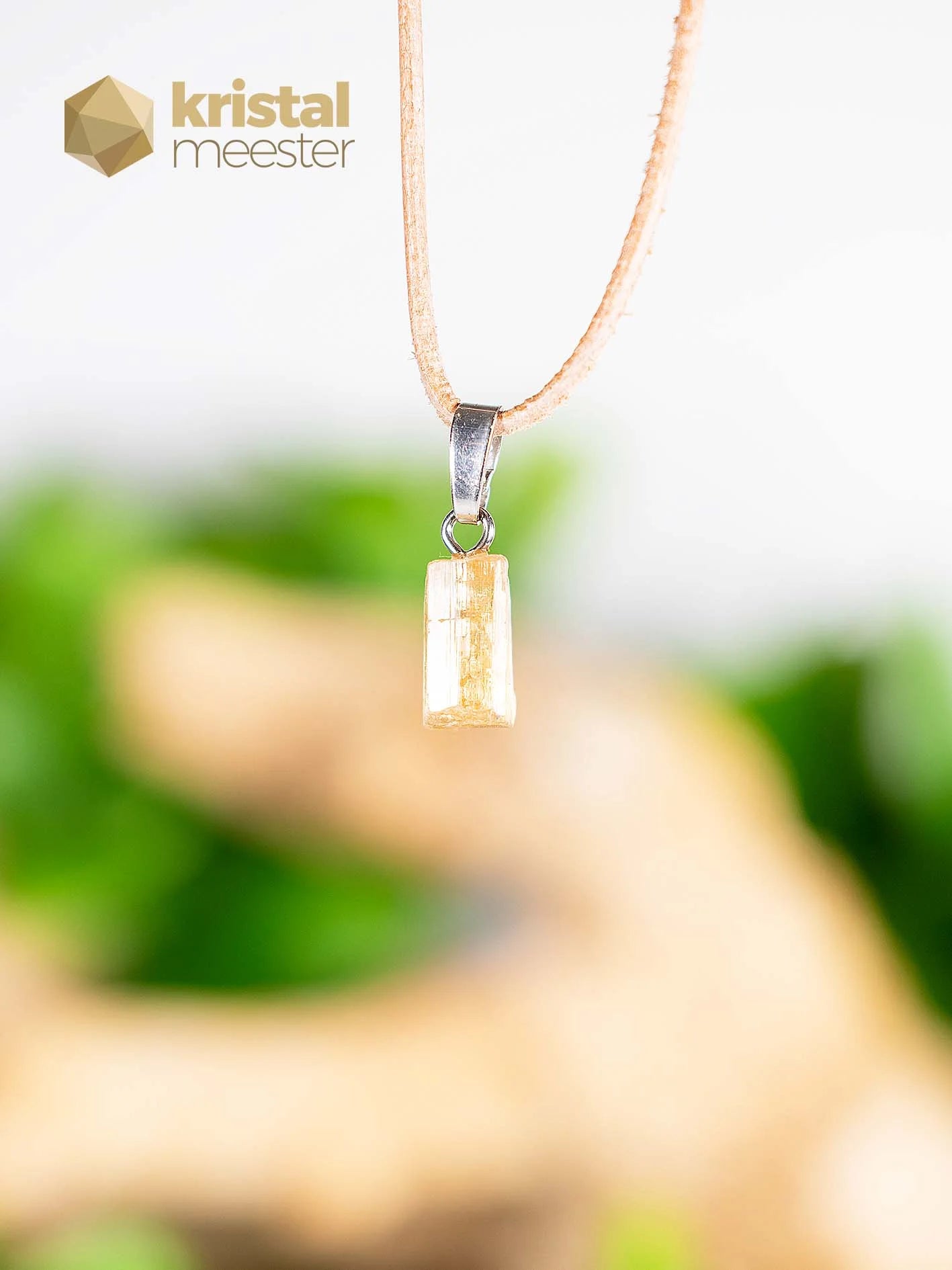 Imperial Topaas hanger met zilveroog - nr. 3