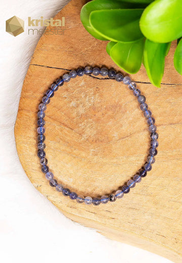 iolite Ball Bracelet - 4 mm